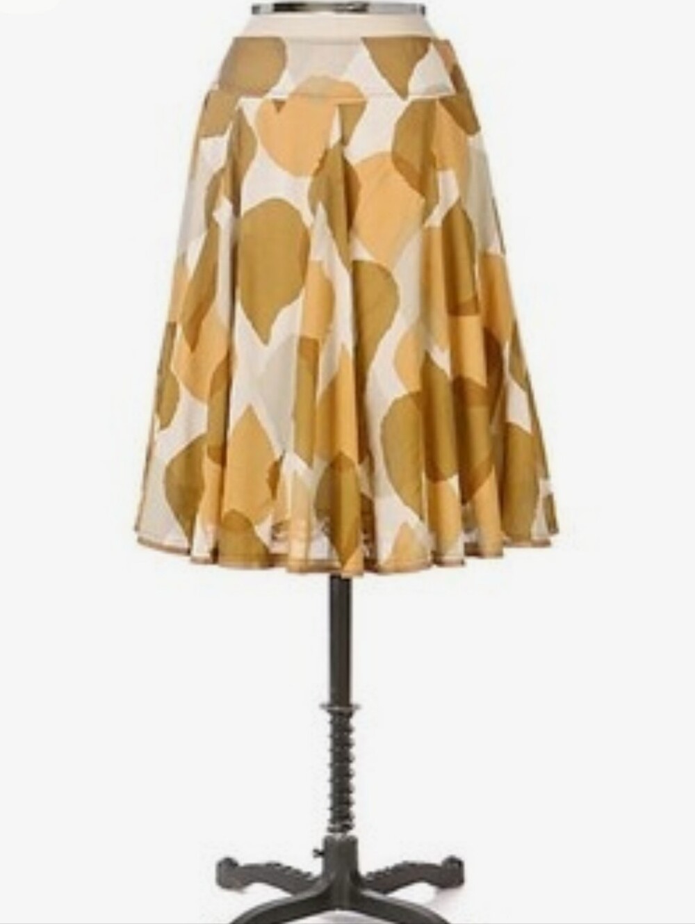 Vintage Anthropologie Odille Tallow Blade Skirt SZ 0